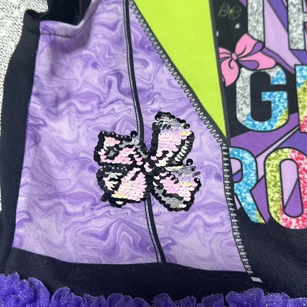 Nickelodeon THIS GIRL ROCKS size MEDIUM 7 8 Halloween Dress Costume